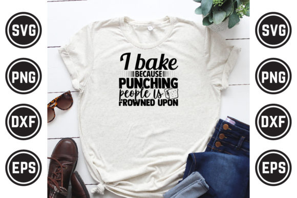 Baker Svg T Shirt Design 09: A Modern Graphics Asset for Crafts