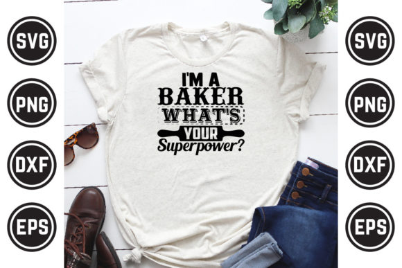 Baker Svg T Shirt Design 32: A Versatile Graphics Asset for Crafts