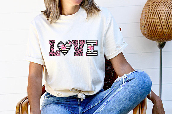 Love Sublimation T Shirt Design: A Versatile Graphics Asset for Crafts