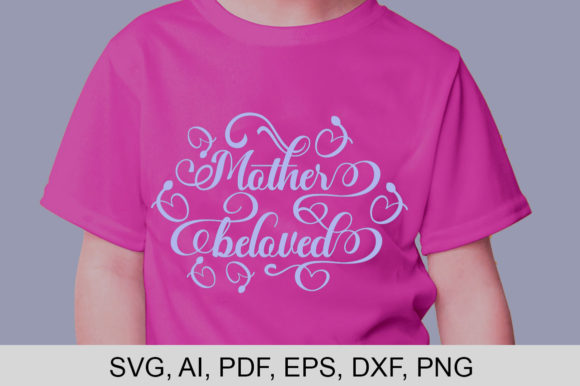 Mother Beloved: A Heartfelt Embroidery Design