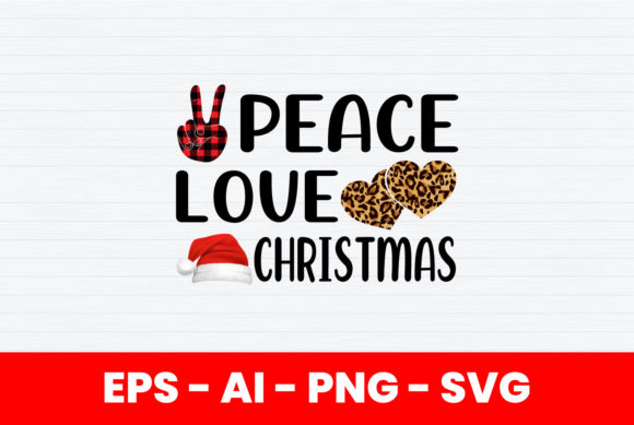 Peace Love Christmas TShirt Funny Christ