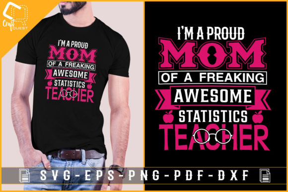 Proud Mom Tshirt Design: A Perfect Graphics Asset for Crafts