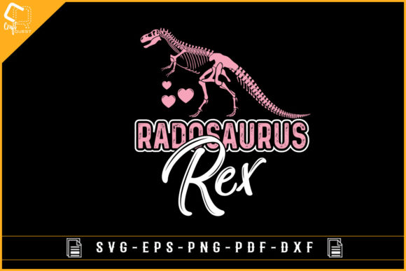 Radosaurus Funny Radiology Tshirt Design for Graphics and Crafts