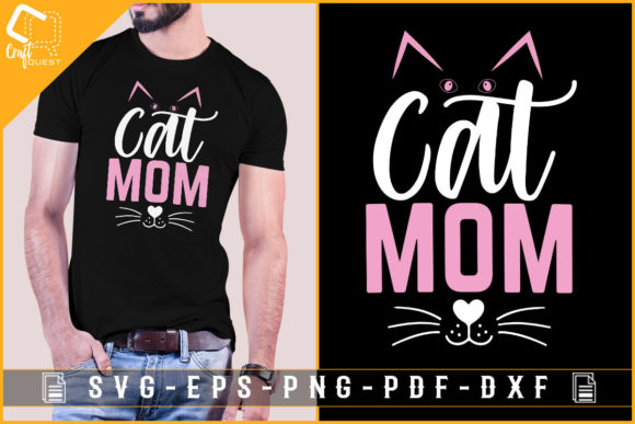 Review: Cat Mom T-shirt Design for Creative Graphics and Crafts