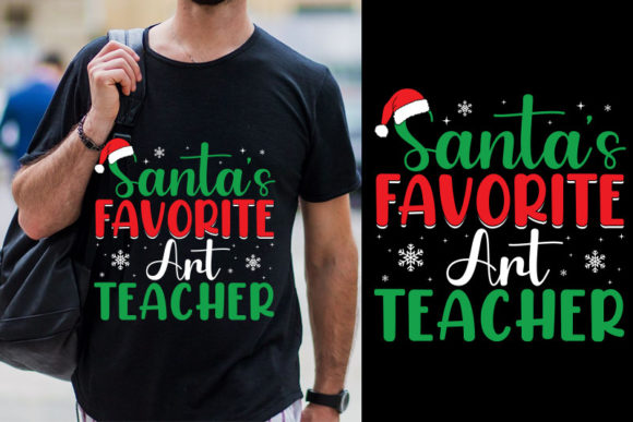 Santa's Favorite Art Teacher T-Shirt: A Graphics and Crafts Review