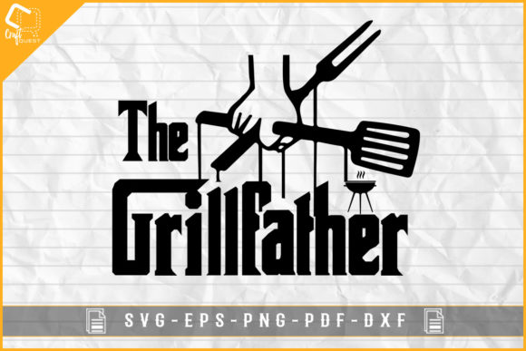 The Grillfather BBQ T-shirt: A Fun Graphics Asset for Crafts