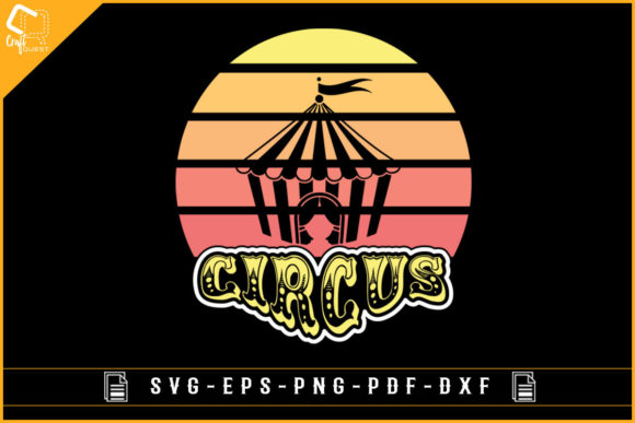 Vintage Circus T-shirt Sublimation for Creative Crafts