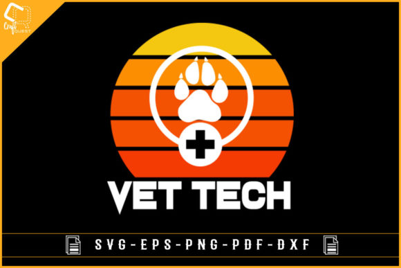 Vintage Vet Tech T-shirt Svg: A Crafts and Graphics Gem