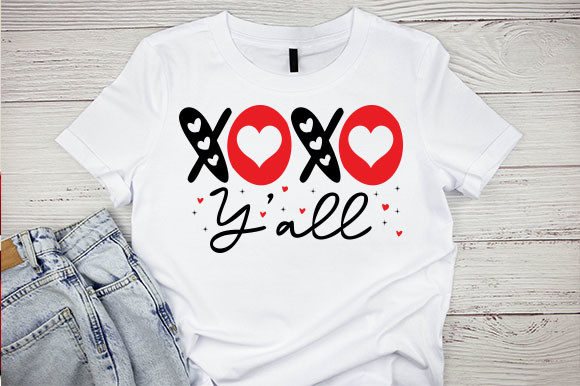 Xoxo Y all SVG T Shirt: A Versatile Graphics Asset for Crafts